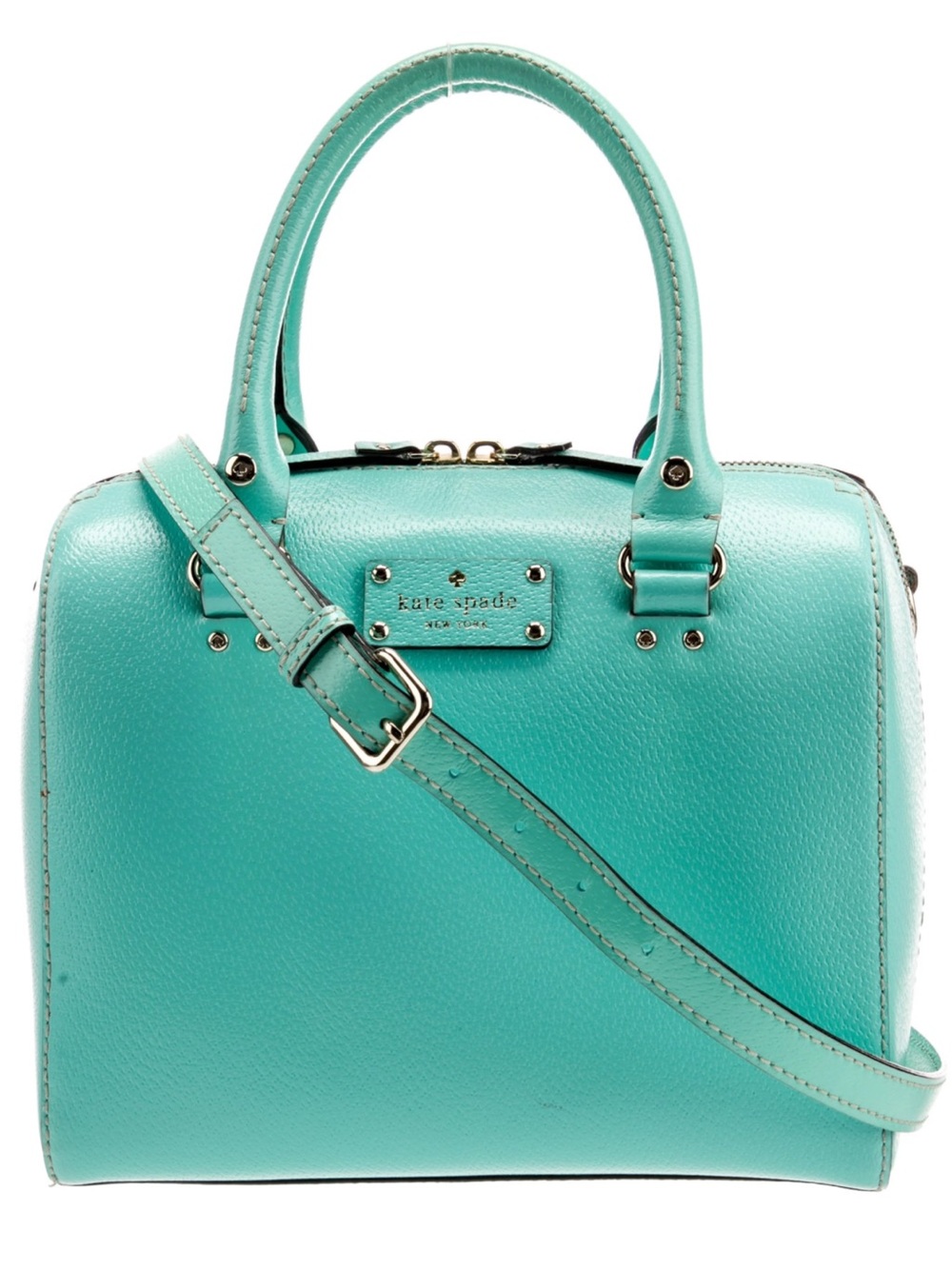 KATE SPADE NEW YORK WOMENS ALESSA WELLESLEY SATCHEL BAG FRESHAIR BLUE